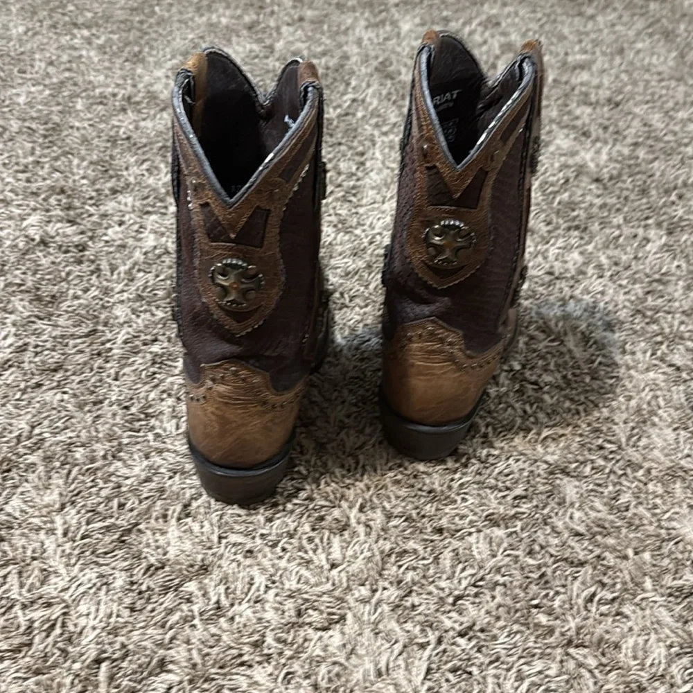 Ariat desperado brown boots size 8 cross 10008756 - Picture 6 of 9